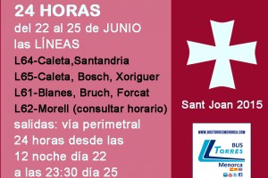BUS 24 HORAS SANT JOAN